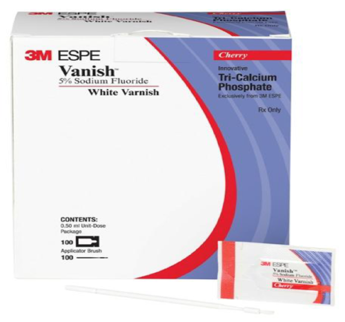 Clinpro White Varnish - стойкое фторсодержащее покрытие 100 блистеров 3М