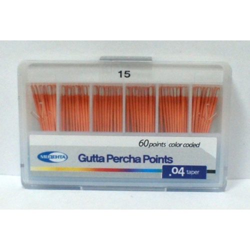 Гуттаперчивые штифты .04 кон., 60шт., META BIOMED