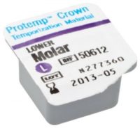 Protemp Crown (Протемп Кроун) - коронки нижний моляр (большой) (5 коронок)