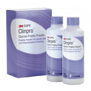 Clinpro Glycine Prophy Powder — абразивный порошок для пескоструйного аппарата (2 х 160г) 3М Clinpro Glycine Prophy Powder - абразивный порошок для пескоструйного аппарата (2 х 160г) 3М