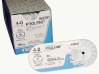 Нить хирургическая  Prolene90 атравмат игла 12-17-Кх15(40) RB-1 голубой  (Ethicon) 12шт