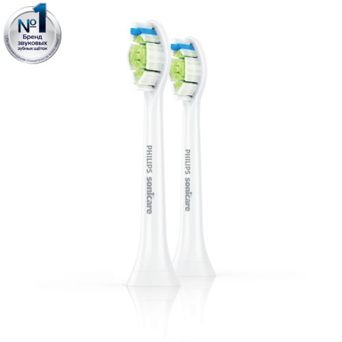 Насадки для электрической щетки W2 Optimal White (2шт) Philips HX6062