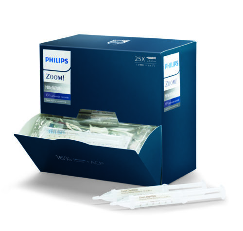 Домашнее ночное отбеливание Philips ZOOM! Bulk Nite White 16% перекиси перекиси карбамида 25 шприцов