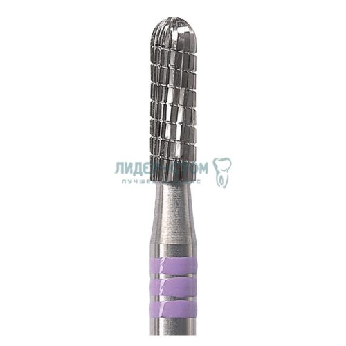 HF129QSF-023 фреза Цилиндр закругленный  NTI (Германия) [Спиральная сверхтонкая насечка]
