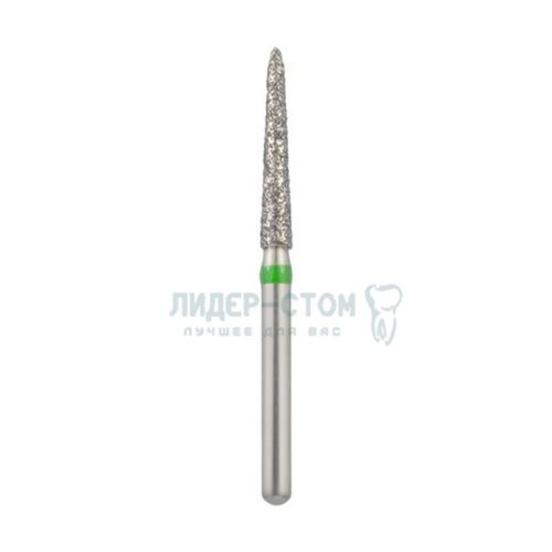 898-016C-FG Бор алмазный NTI  Пламя D1,6мм/ Грубый (Зеленый)