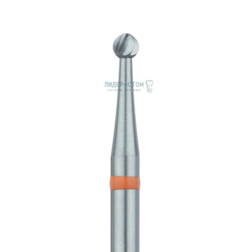 1RF Фреза стальная, Шар, продольная насечка средняя (10 шт) Meisinger (Германия)