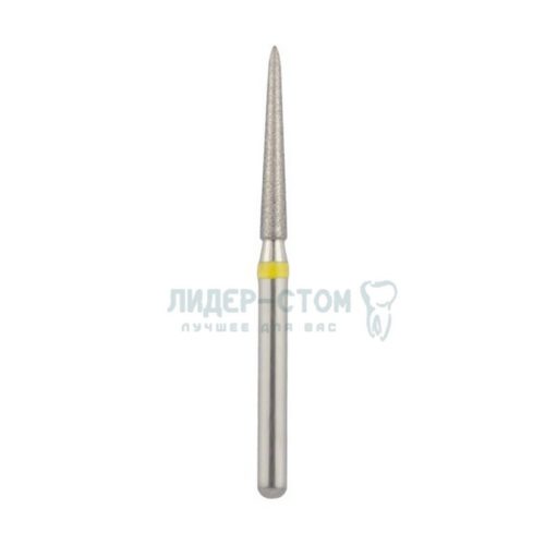 898-016SF-FG Бор алмазный NTI  Пламя D1,6мм/ Сверхмелкое зерно(Желтый)