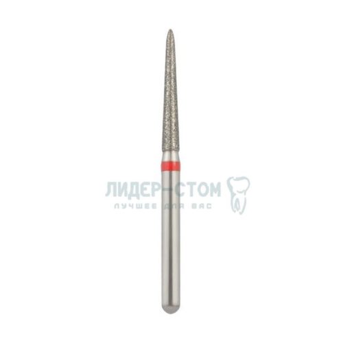 898-016F-FG Бор алмазный NTI  Пламя D1,6мм/ Мелкое зерно(Красный)