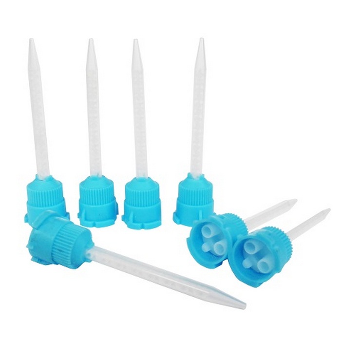 Blue Mixing Tips (голубые 48 шт) смесительные наконечники для структура Spident Blue Mixing Tips (голубые 48 шт) смесительные наконечники для структура Spident