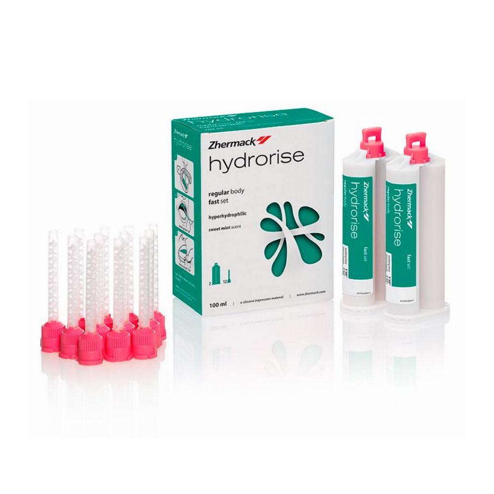 Hydrorise Regular Body Fast Set (Гидрорайс) (2 х 50 мл) Zhermack С207005 А-силикон средней вязкости Hydrorise Regular Body Fast Set (Гидрорайс) (2 х 50 мл) Zhermack С207005 А-силикон средней вязкости