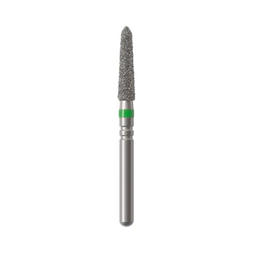 Бор алмазный NTI 878KSE-019C-FG (Торпеда коническая) D1,9мм / Грубый(Зеленый)