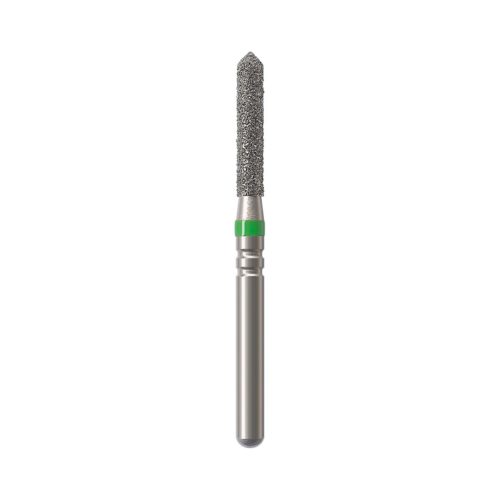 Бор алмазный NTI 878SE-015C-FG Торпеда D1,5мм / Грубый (Зеленый)