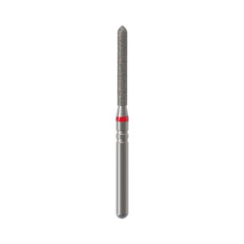 Бор алмазный NTI 879SE-012F-FG (Торпеда) D1,2мм / Мелкое зерно(Красный)