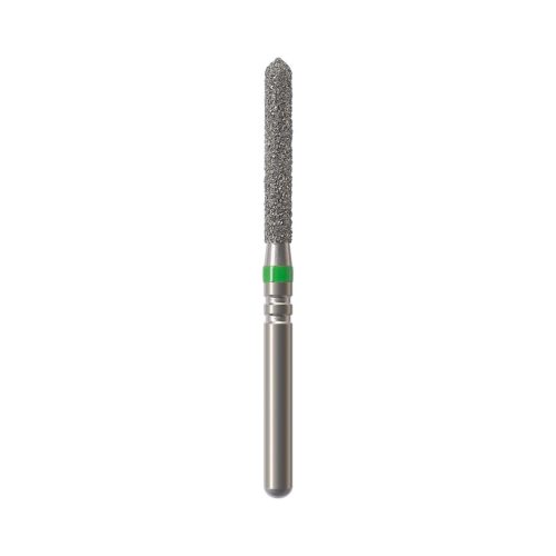 Бор алмазный NTI 879SE-015C-FG (Торпеда) D1,5мм / Грубый(Зеленый)